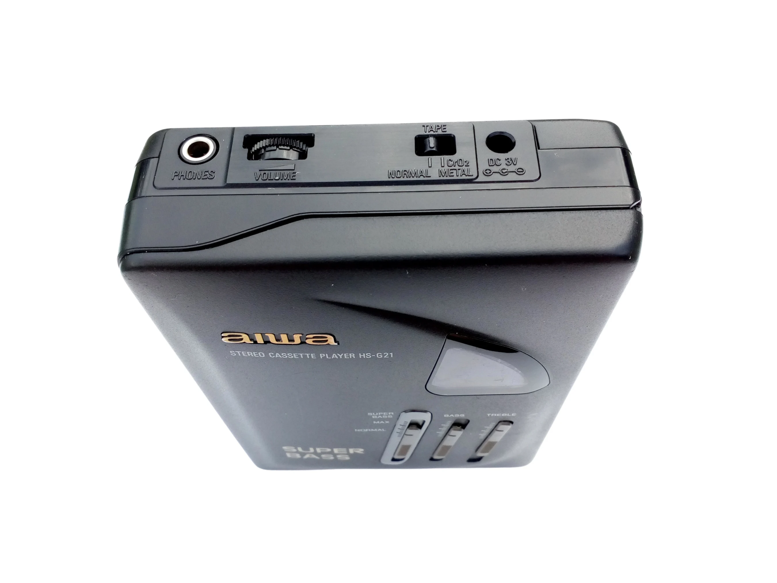 AIWA HS-G34 カセットプレーヤー　SUPER BASS 箱有り！珍品！ Rare Aiwa HS-G34 walkman Style Personal Cassette Player