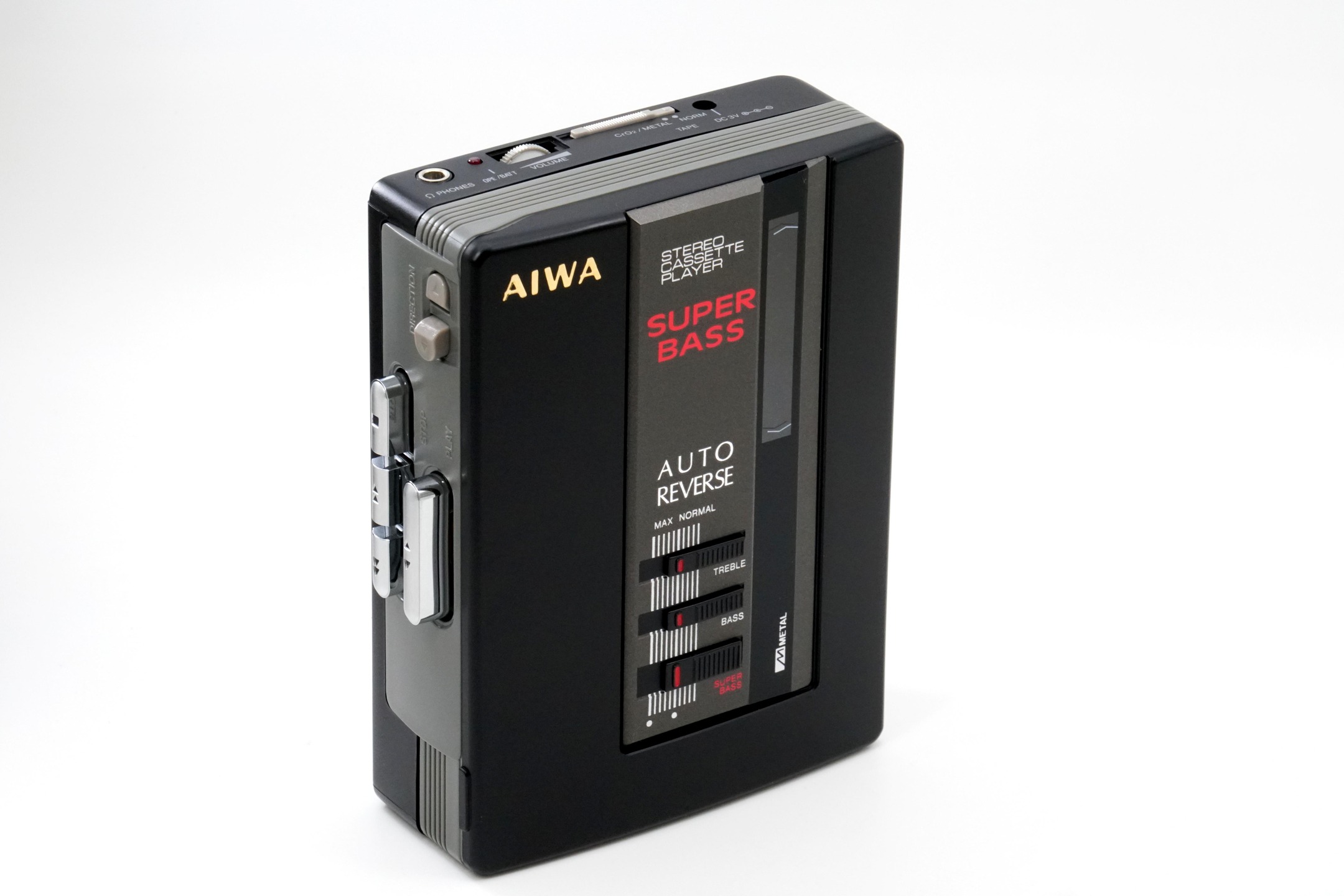 AIWA EQ調整機能付 高音質 カセットプレーヤー HS-G34 Aiwa HS-G34 ▷ Walkman.land