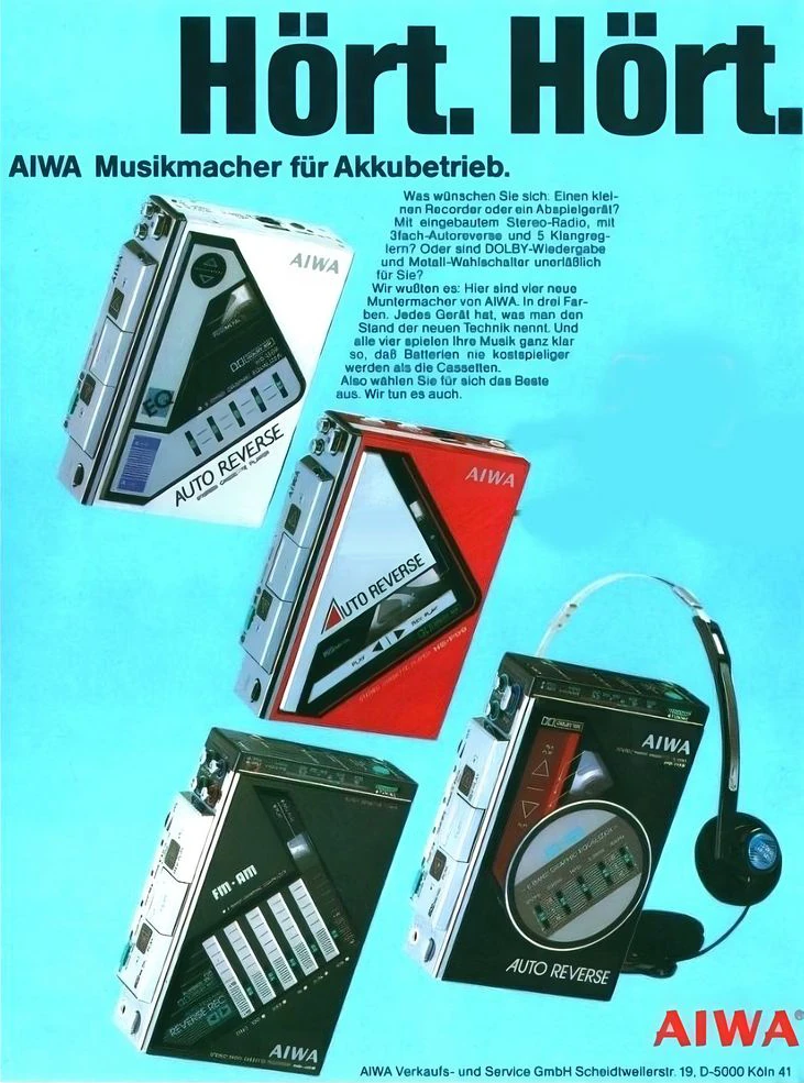 d*9様 AIWA HS-G9 オートリバース カセットプレーヤー Aiwa HS-G9 ▷ Walkman.land