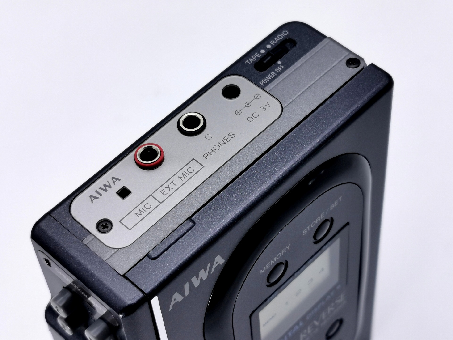 AIWA HS-J15 アイワ STEREO RADIO CASSETTE RECORDER 通電確認済み