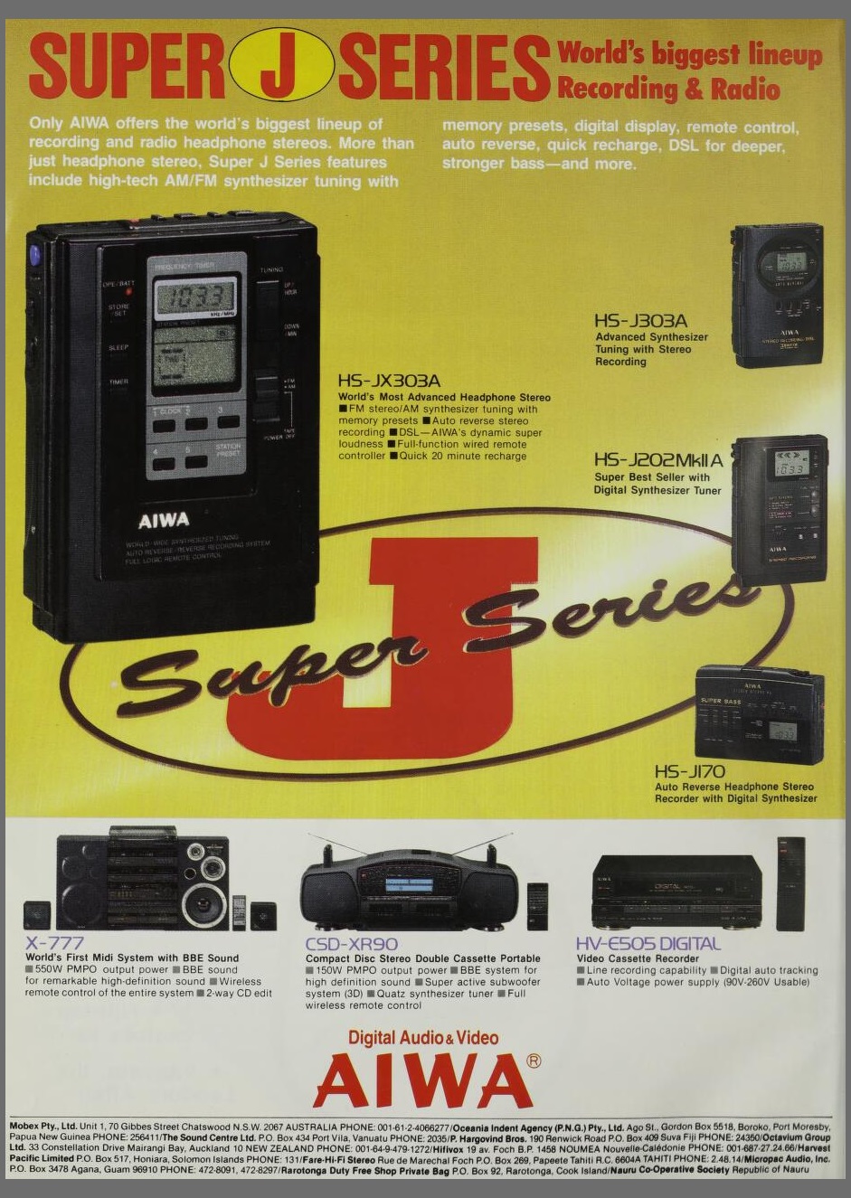 Aiwa HS-JX303 ▷ Walkman.land