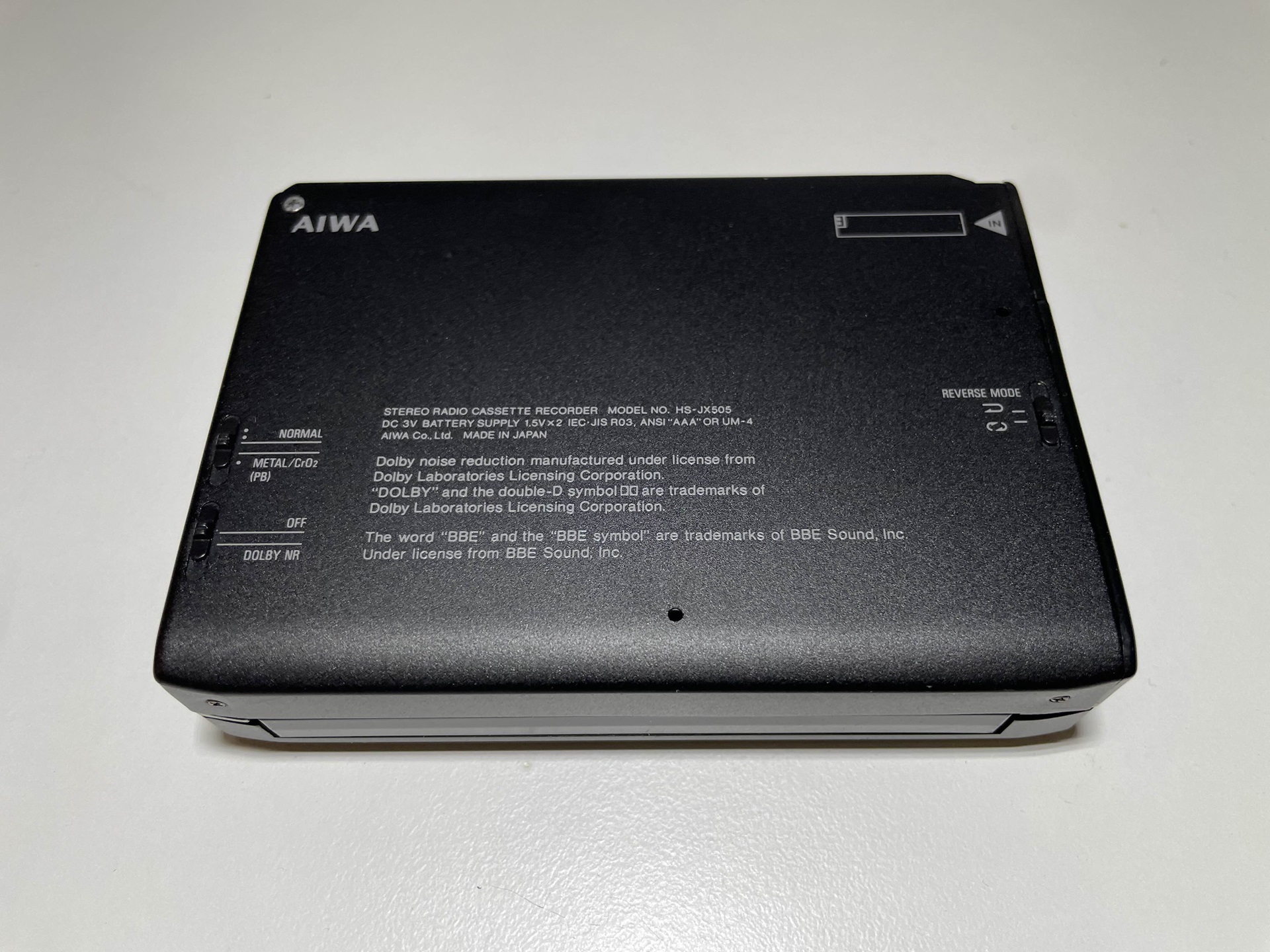 Aiwa HS-JX505 ▷ Walkman.land