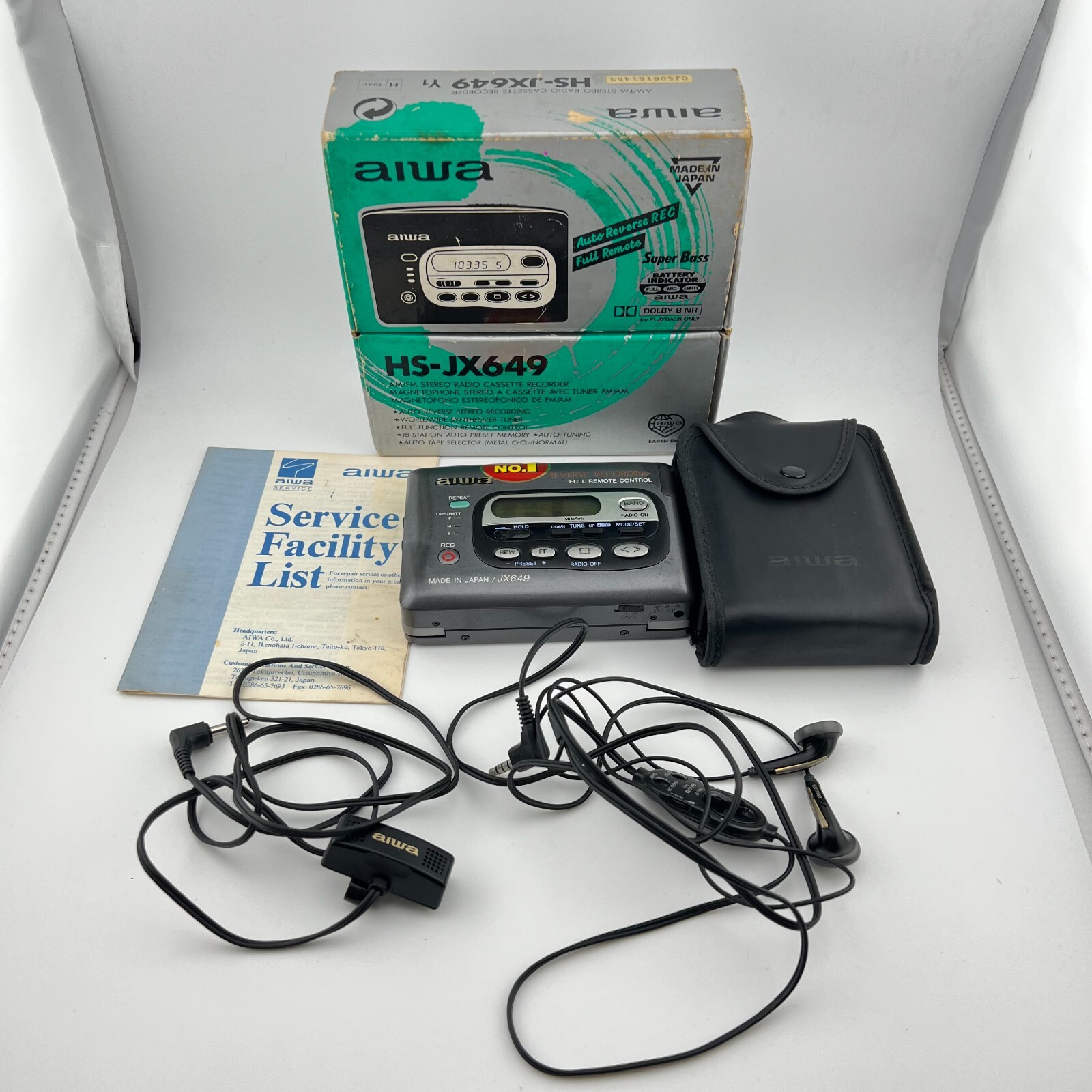Aiwa HS-JX649 ▷ Walkman.land