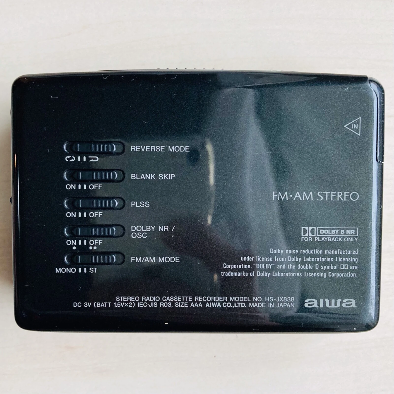 Aiwa HS-JX838 ▷ Walkman.land