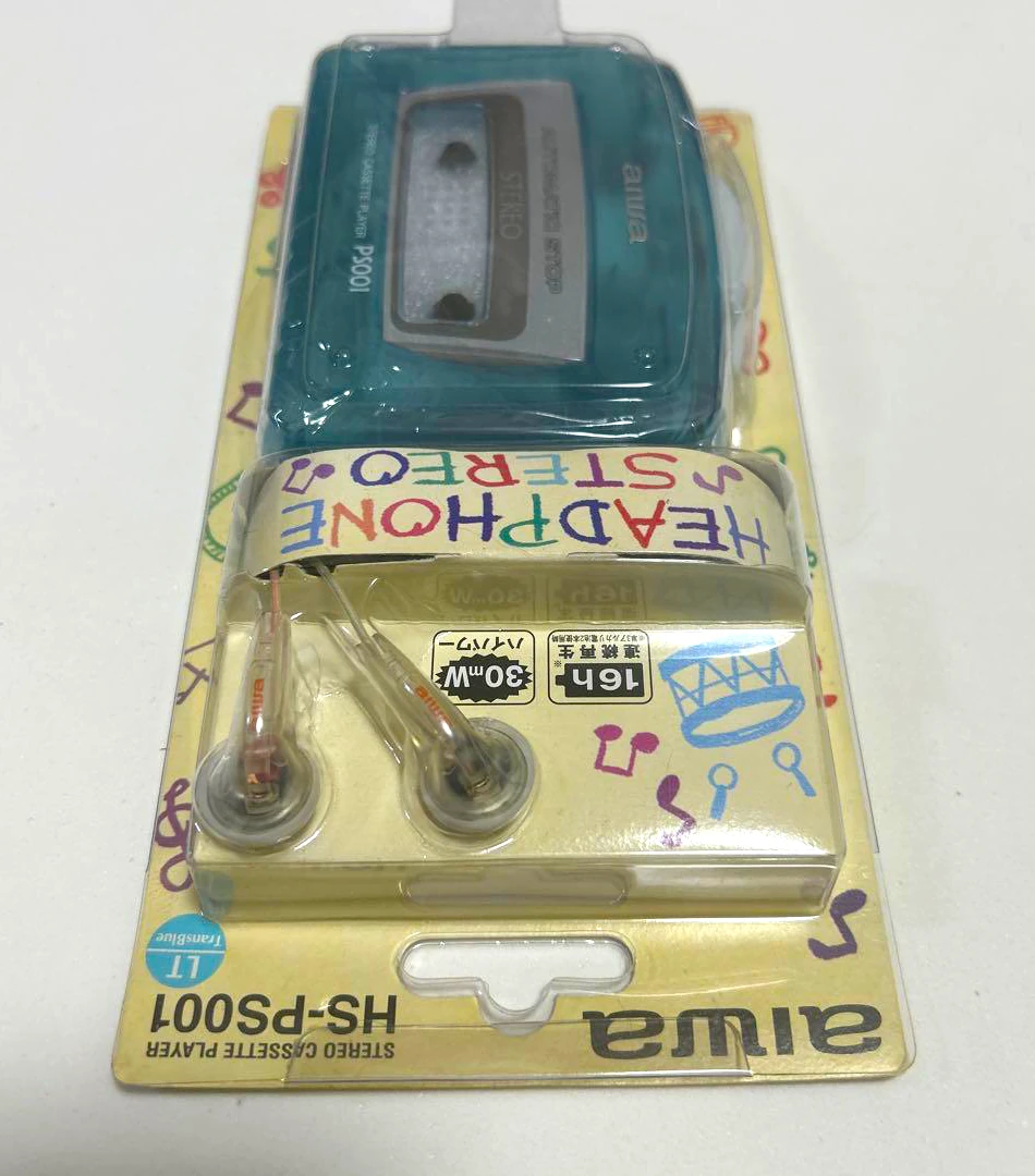 カセットウォークマンAIWA HS- PS001 白 「整備済み、完動超美品」‼️ カセットウォークマンAIWA HS- PS001 白 「整備済み、完動超美品