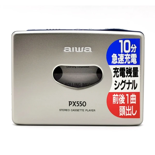 aiwa カセットプレーヤー HS-PX550 整備品＆専用充電池PB-S5 Aiwa HS-PX550 ▷ Walkman.land