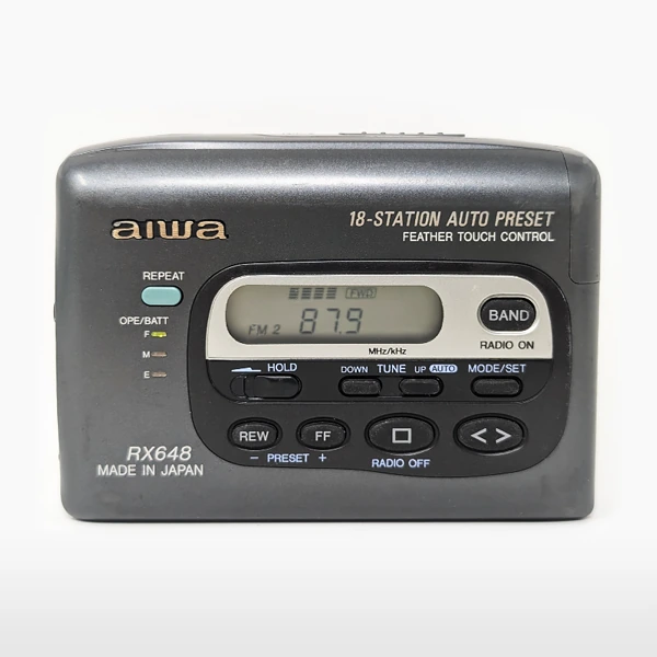 大出力重低音マシン 整備済完全動作品 AIWA HS-PS160 ブラック AIWA HS-J8 Auto Reverse Stereo TV/FM/AM Cassette Recorder AS IS