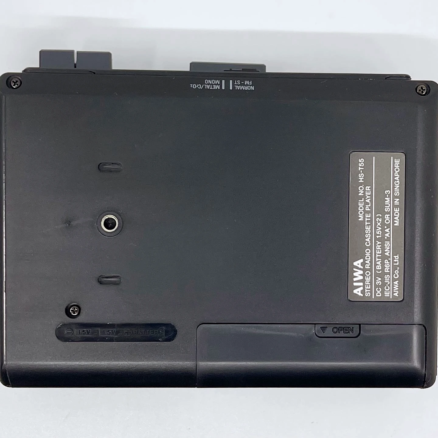 AIWA HS-T55 Walkman Radio K7 - Pour Pièces / Réparation - Noir