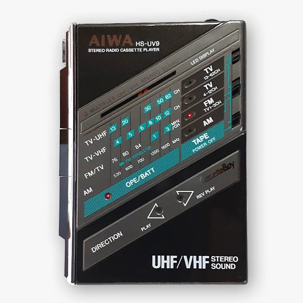 AIWA HS-UV9 ブラック カセットプレーヤー アイワ カセットボーイ AIWA HS-UV9 ブラック カセットプレーヤー アイワ カセットボーイ