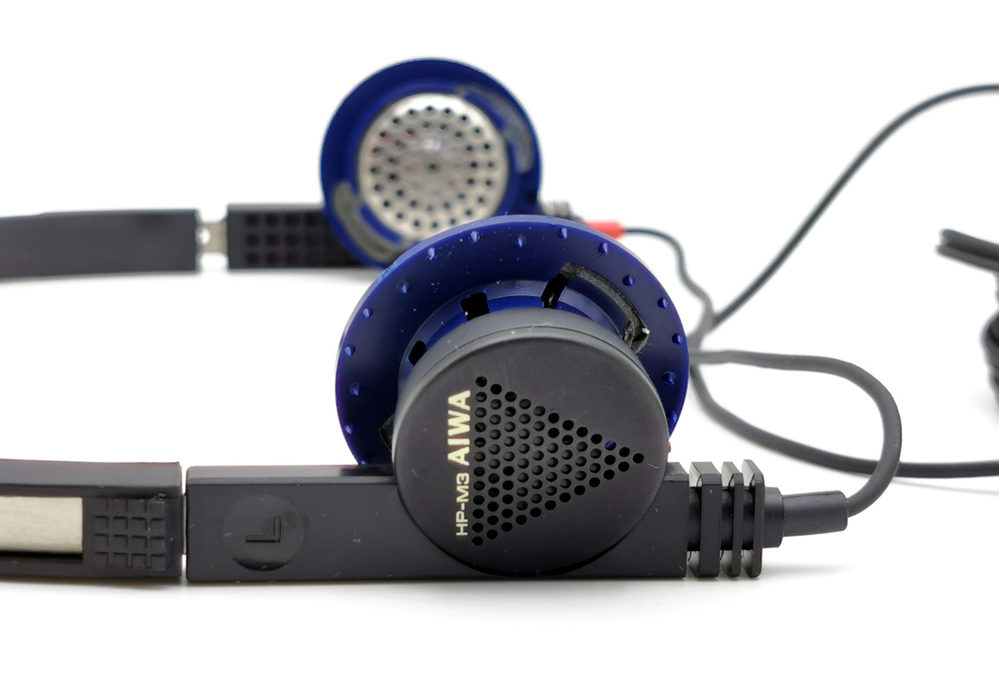 Casque Audio Vintage Aiwa HP-M3 – Noir, Fonctionnement OK, Connectique 2,5 Mm