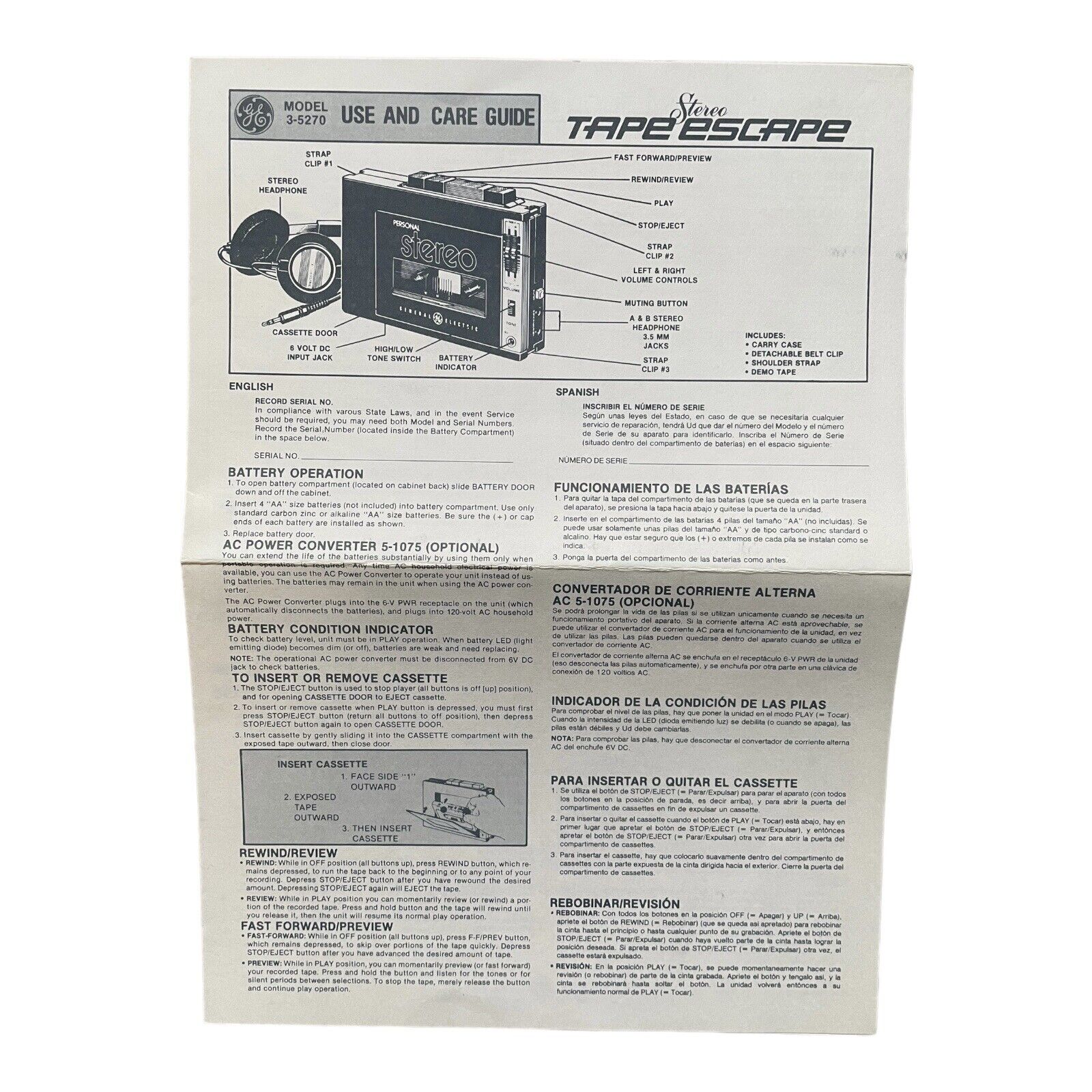 GeneralElectric 3-5270 ▷ Walkman.land