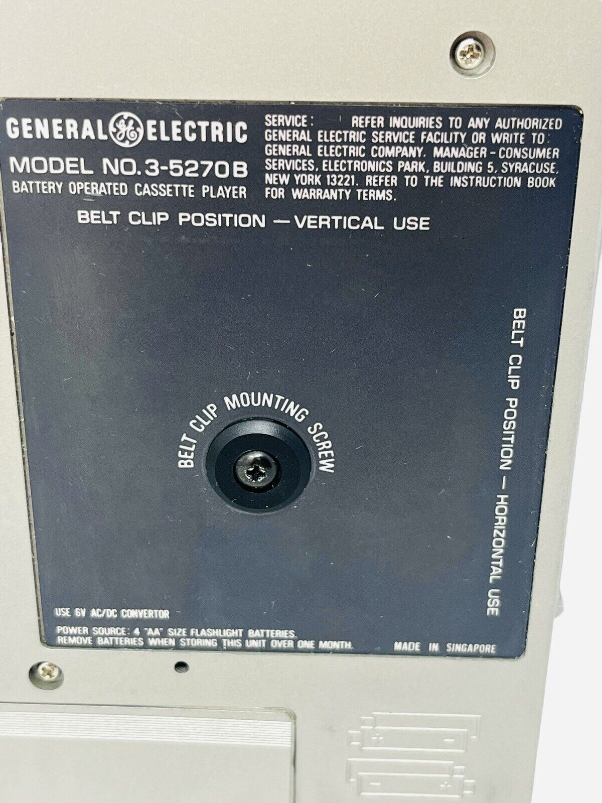 GeneralElectric 3-5270 ▷ Walkman.land