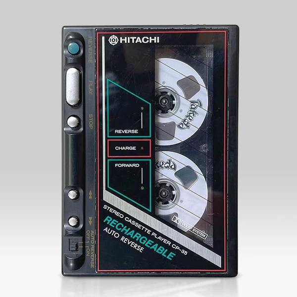HITACHI CP-35 オートリバース カセットプレーヤー ケース付 現状品 Hitachi CP-35 ▷ Walkman.land