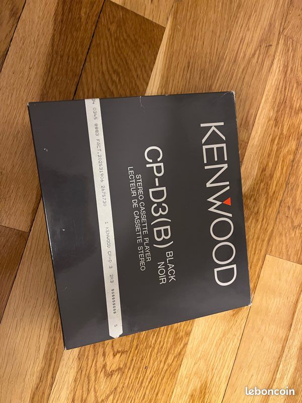 Walkman Cassette Kenwood CP-D3 Vintage – Rare Lecteur/enregistreur Noir