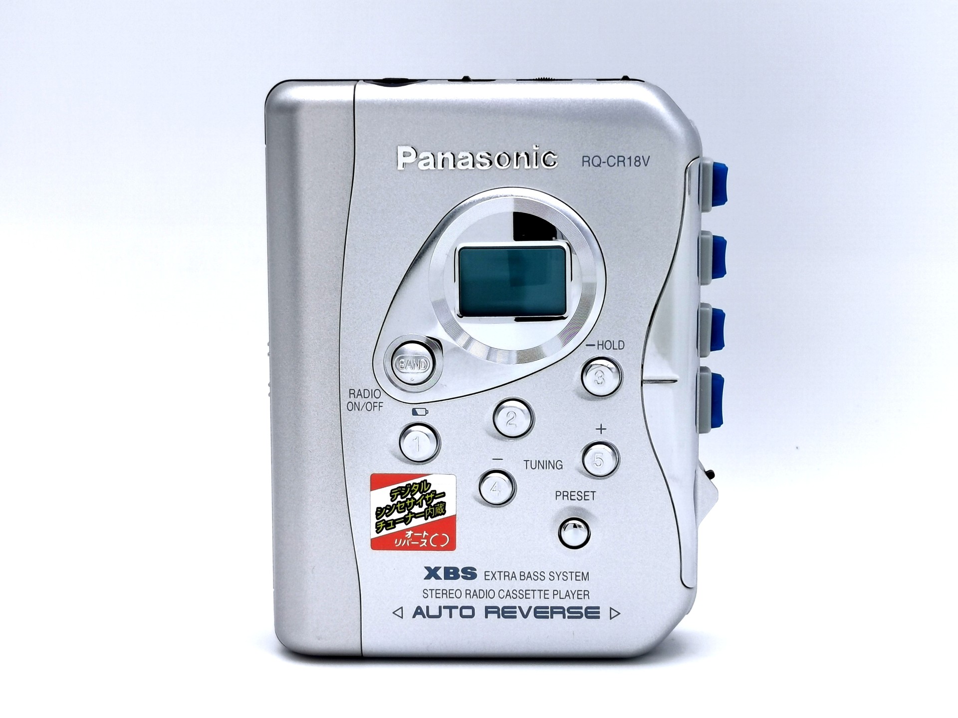 カセットプレーヤーPanasonic RQ-CR18V「 整備済み、完動超美品」 カセットプレーヤーPanasonicRQ-CR18V銀「 整備済み、完動超美品
