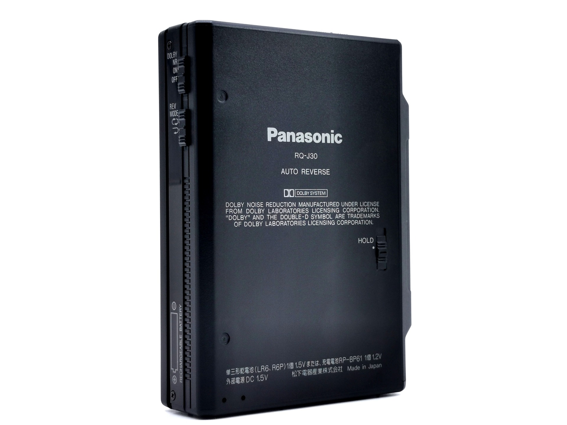 カセットウォークマンPanasonic RQ-S30 黒「整備済み、完動超美品」 Panasonic RQ-S30 ▷ Walkman.land