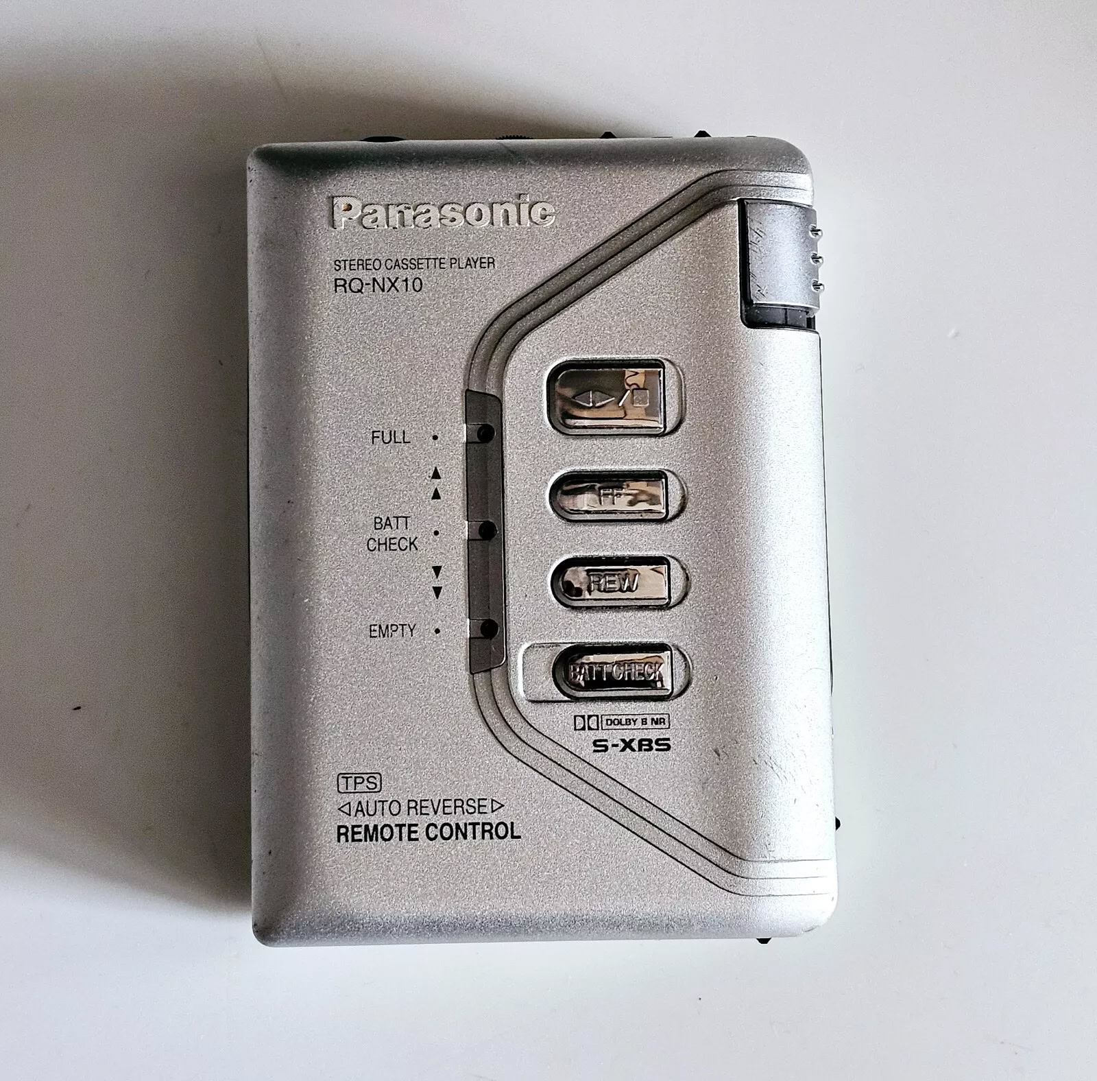 カセットウォークマンPanasonicRQ-SX85灰色「整備済み、完動超美品」 カセットウォークマンPanasonicRQ-SX85灰色「整備済み 完動美品