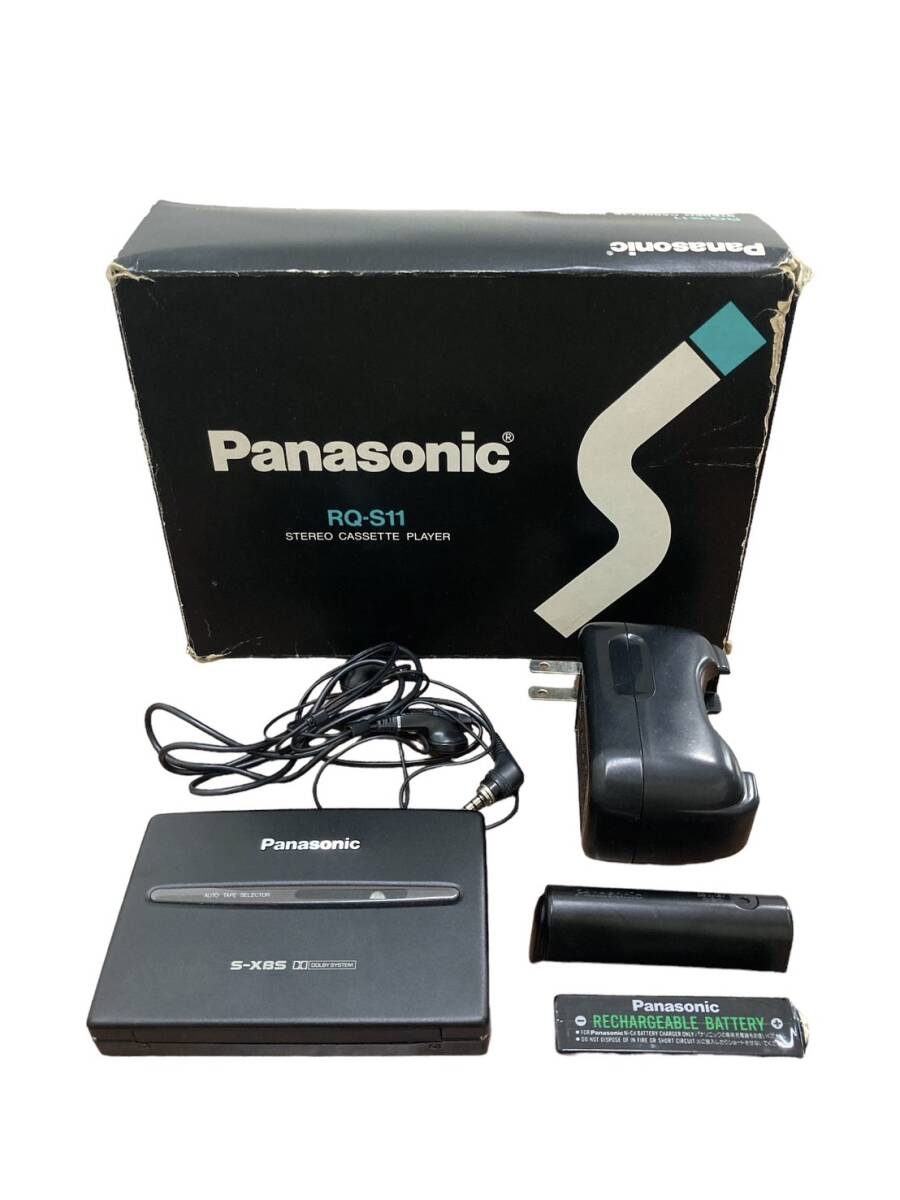 カセットプレーヤー　RQ-S11 Panasonic  S-XBS Panasonic RQ-S11 ▷ Walkman.land