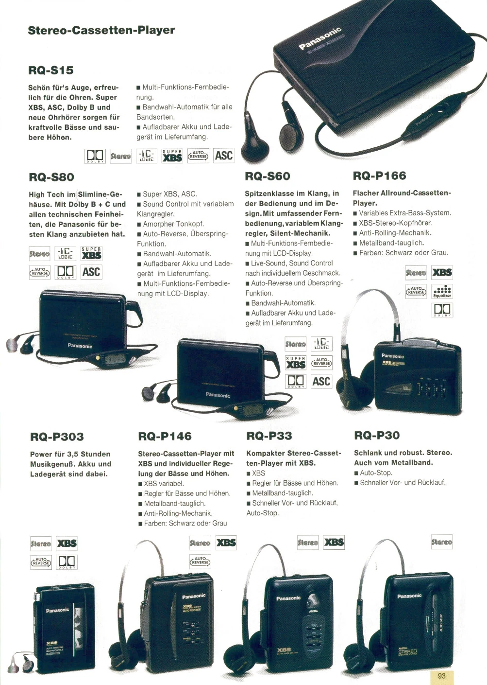 Panasonic RQ-S15 ▷ Walkman.land