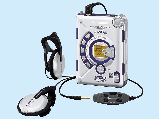 ポータブルプレーヤー Panasonic SHOCKWAVE RQ-SW09V Panasonic RQ-SW09V ▷ Walkman.land
