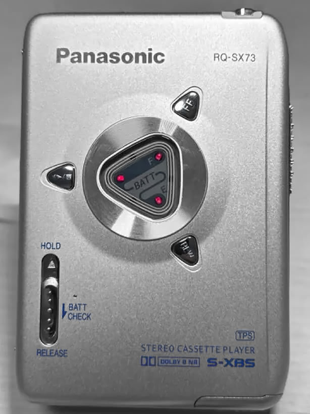 【極美DE可動品】Panasonic カセットプレーヤー RQ-SX73 Panasonic RQ-SX73 Portable Cassette Player Walkman Operation