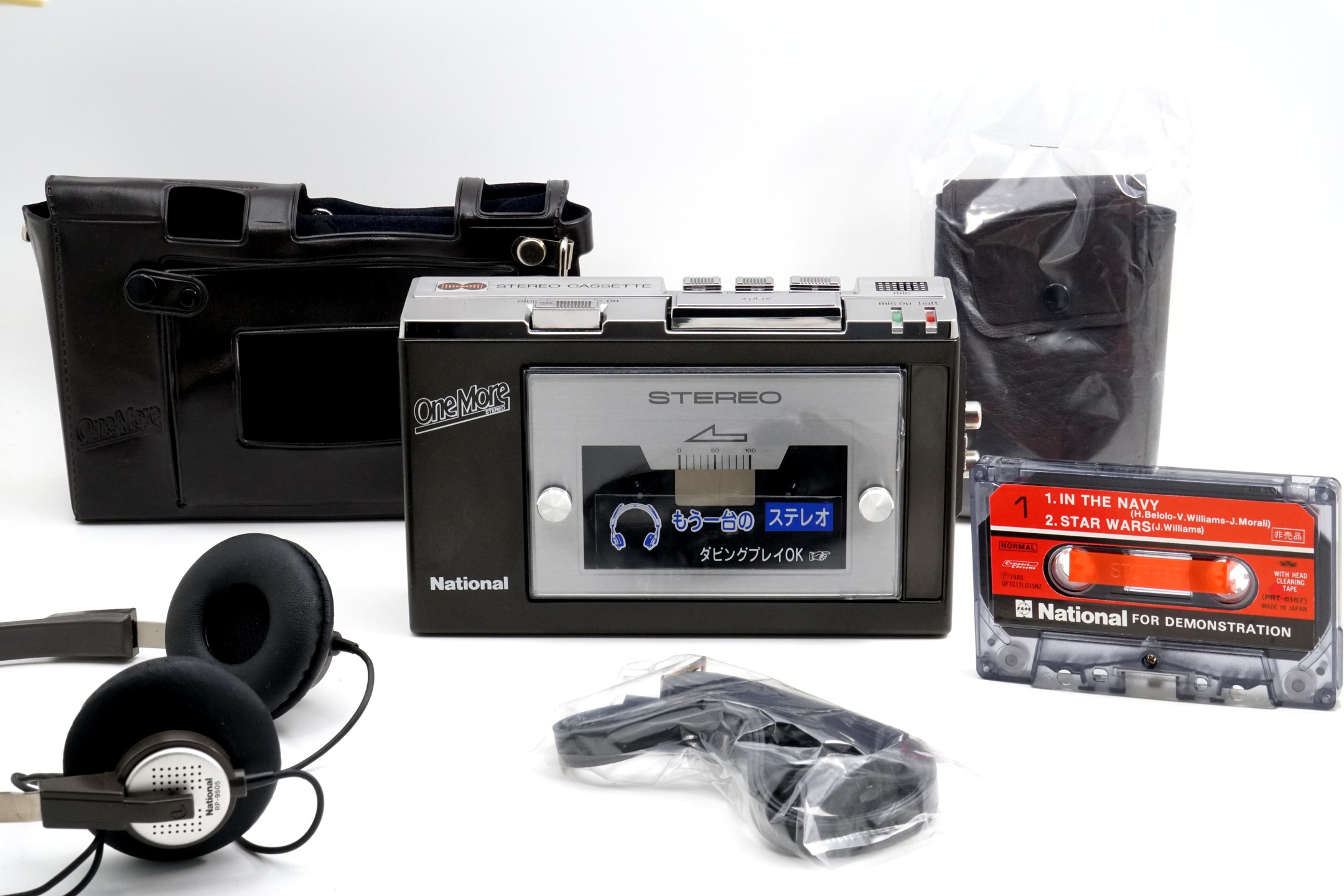 National RS-J3 ポータブル カセットプレーヤー ジャンク National RS-J3 カセットレコーダー カセットコーダー◇ジャンク品