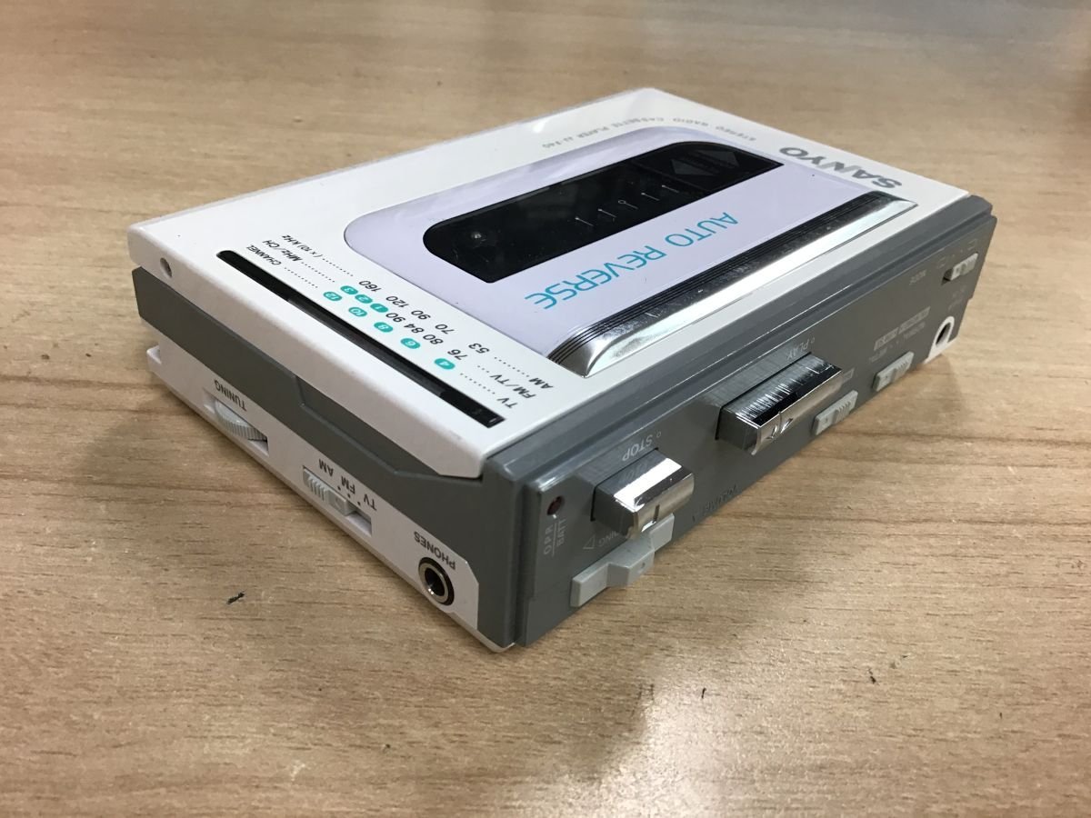 SANYO JJ-P40 カセットプレーヤー 完動品 整備済 オートリバース Sanyo JJ-P40 ▷ Walkman.land