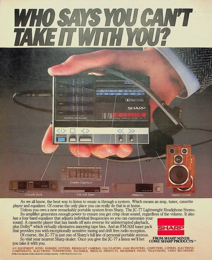 Sharp JC-7 ▷ Walkman.land