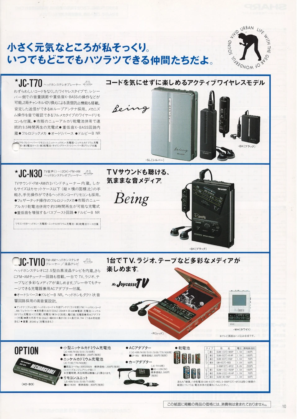 Sharp JC-T70 ▷ Walkman.land