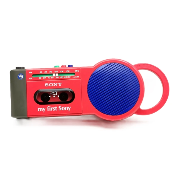 My First Sony CFM-2000 AM FM Radio Cassette Tape Player
