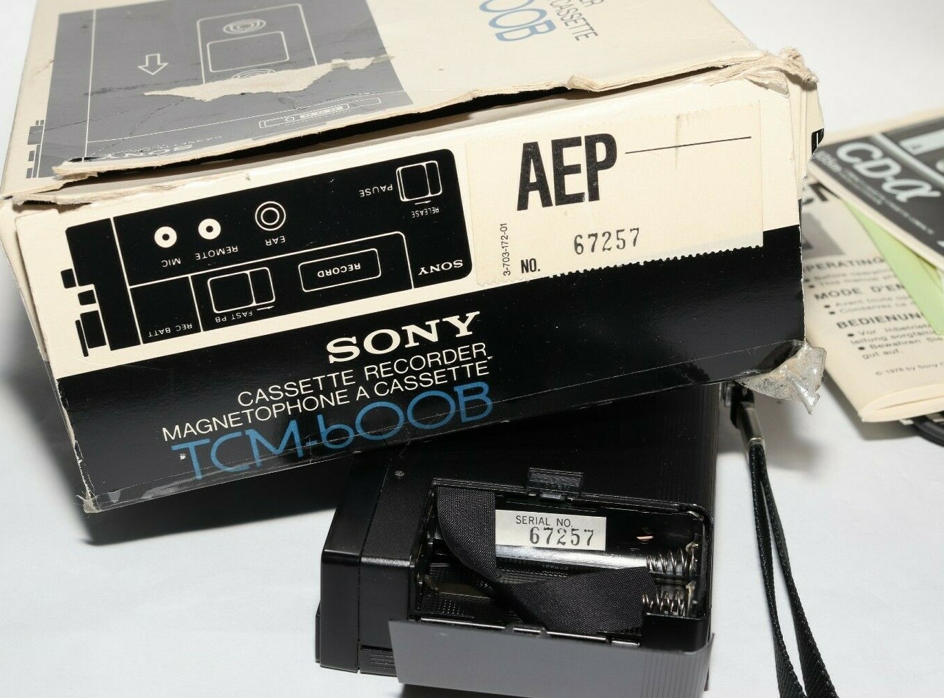 Sony TCM-600 ▷ Walkman.land