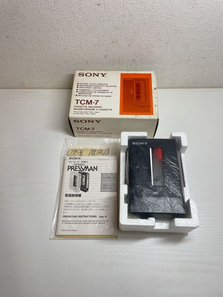 Sony Walkman TCM-7 Vintage – Lecteur Cassette à Réparer / Pièces Détachées
