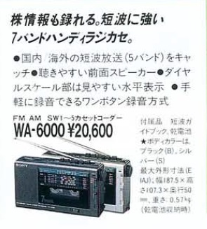 Sony WA-6000 ▷ Walkman.land