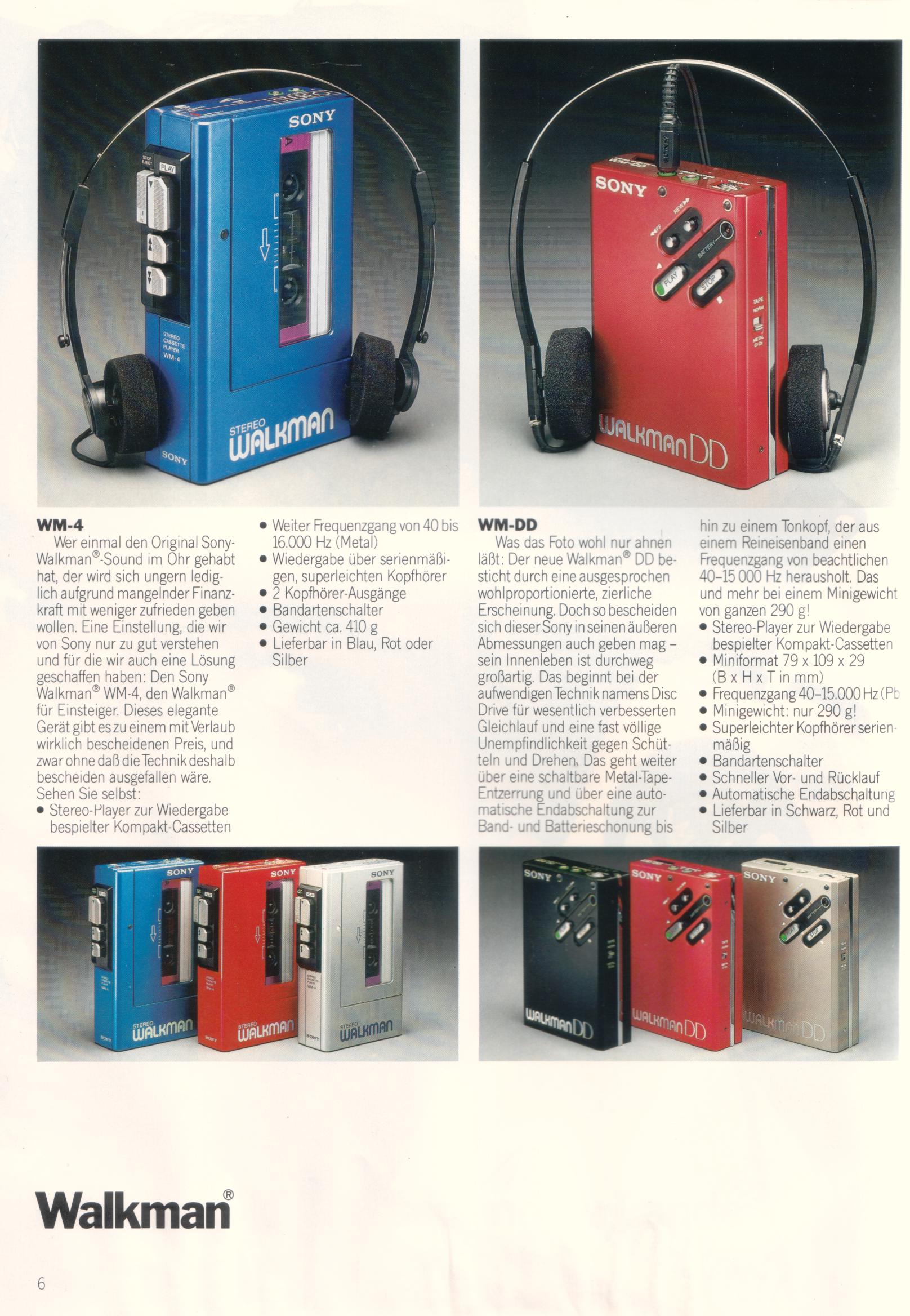 Sony WM-4 ▷ Walkman.land