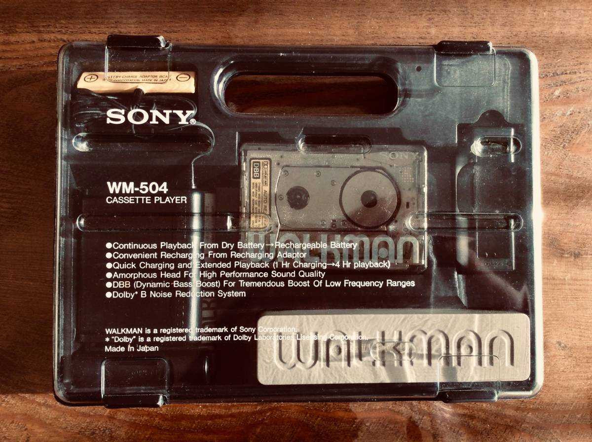 ソニーSONY WALKMAN WM-504（ジャンク品）