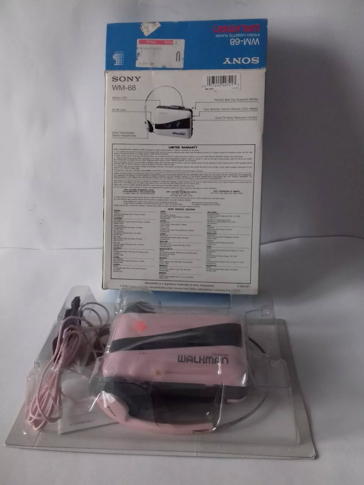 Sony WM-68 ▷ Walkman.land