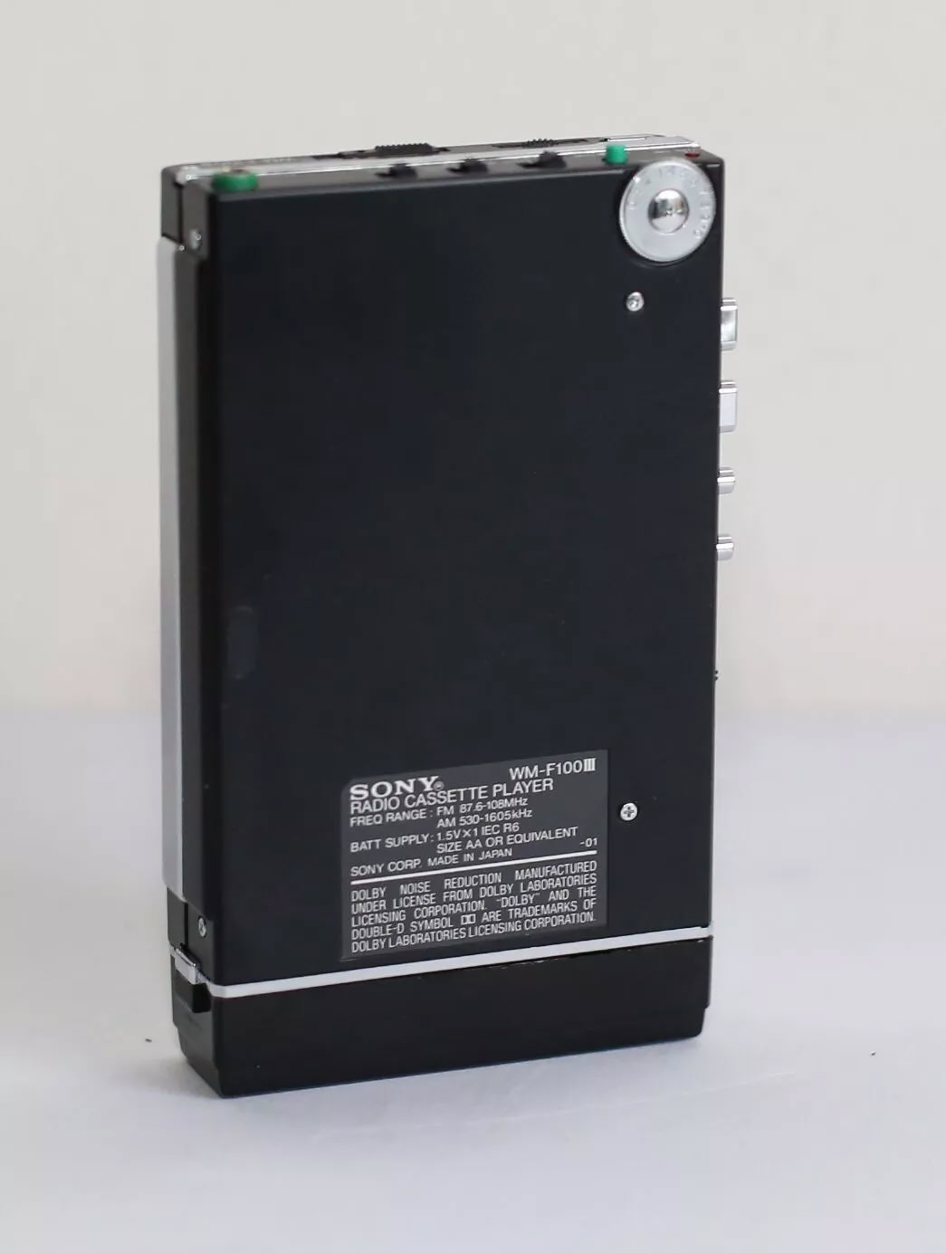 SONY WALKMAN FM/AM カセットウォークマン WM-F100Ⅲ｜SONY WALKMAN FM