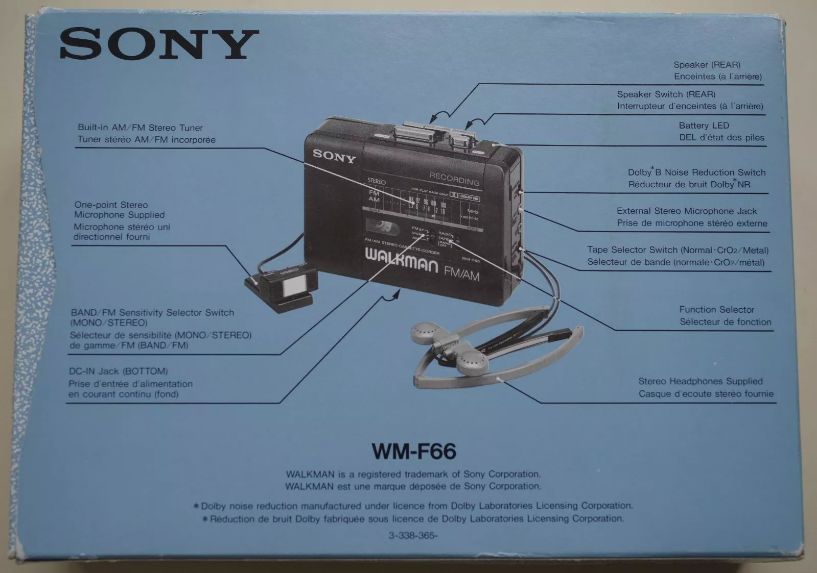 Sony WM-F66 ▷ Walkman.land