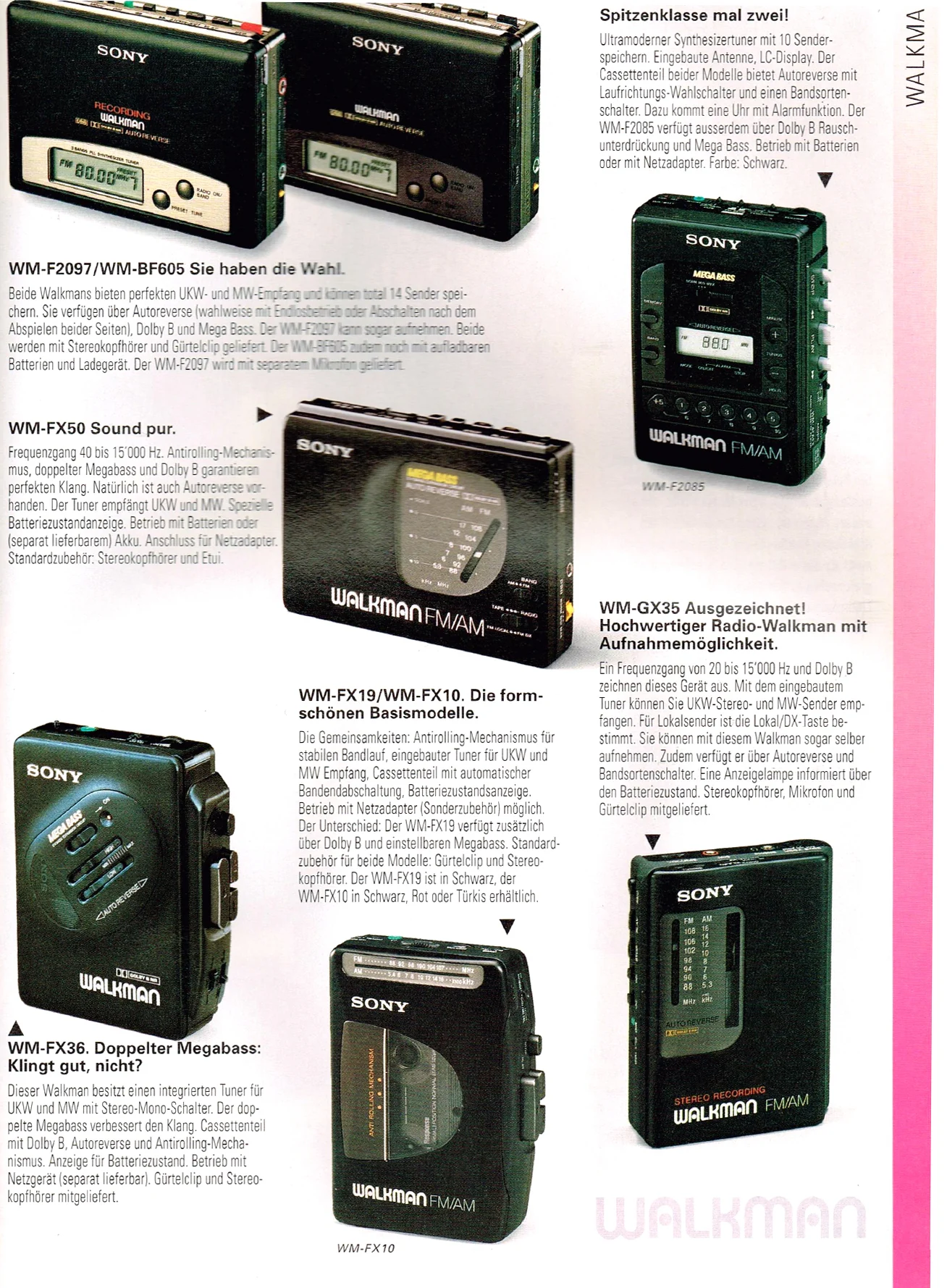 Sony WM-FX10 ▷ Walkman.land