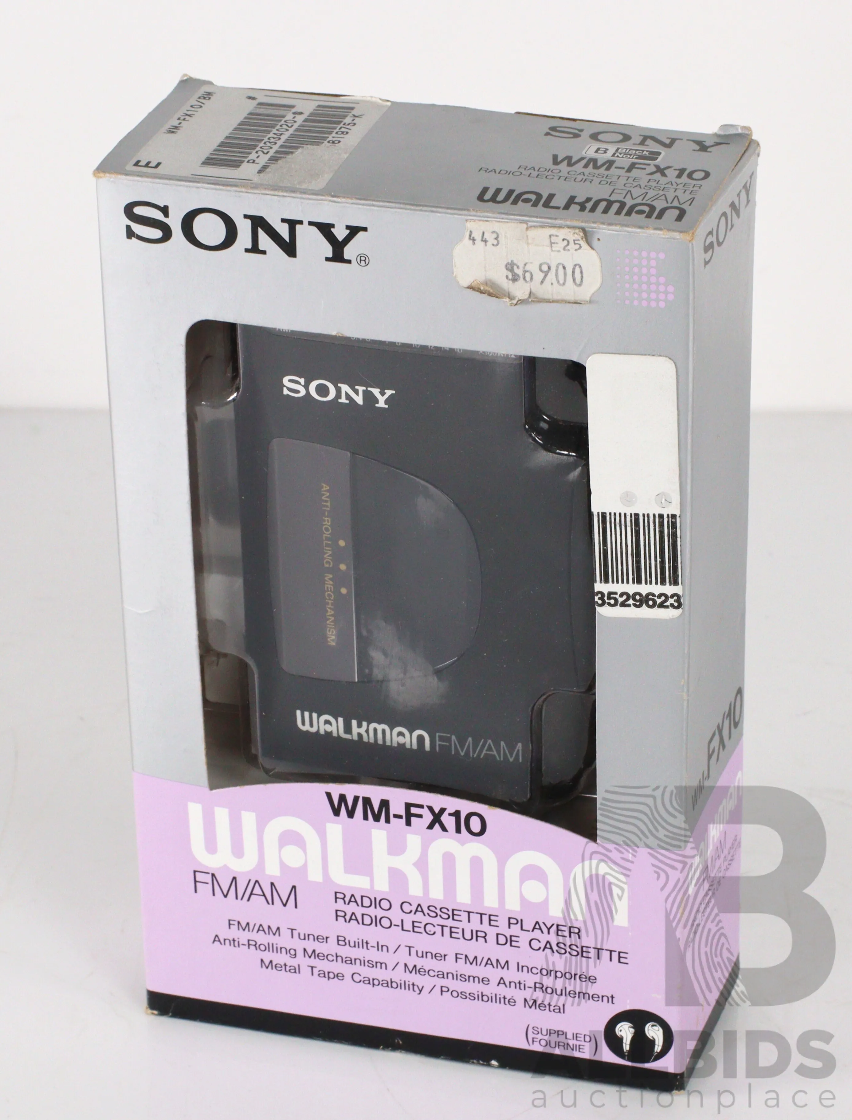 ポータブルプレーヤー SONY WM-FX10 Sony Walkman WM-FX10 AM/FM Portable Cassette Player