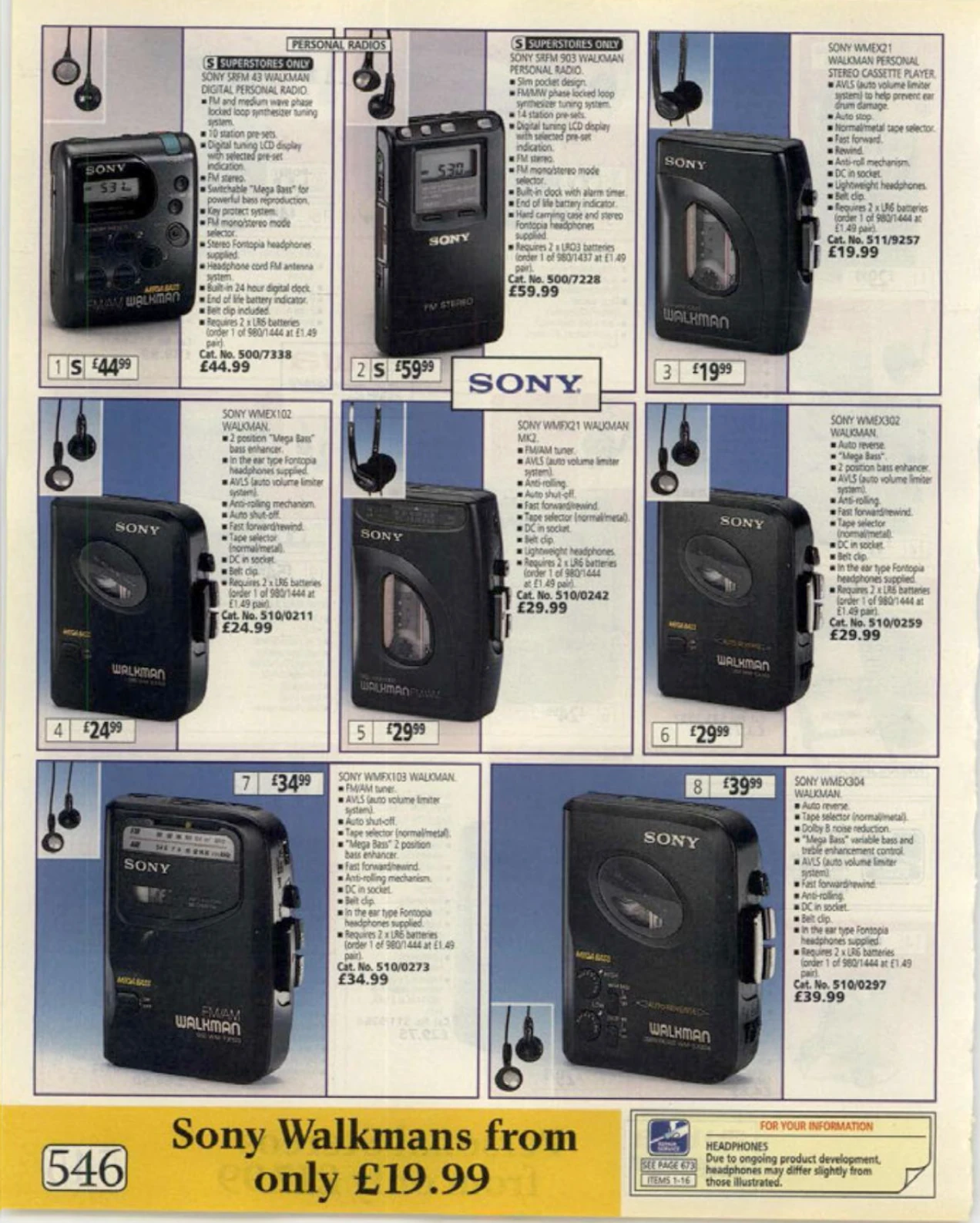 Sony WM-FX21 ▷ Walkman.land