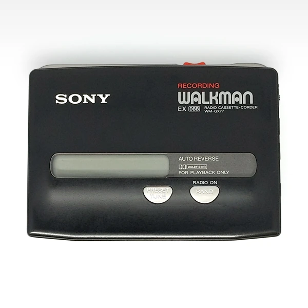 SONY WALKMAN ラジオ 録再機 カセットウォークマン WM-GX77 Sony WM-GX77 ▷ Walkman.land