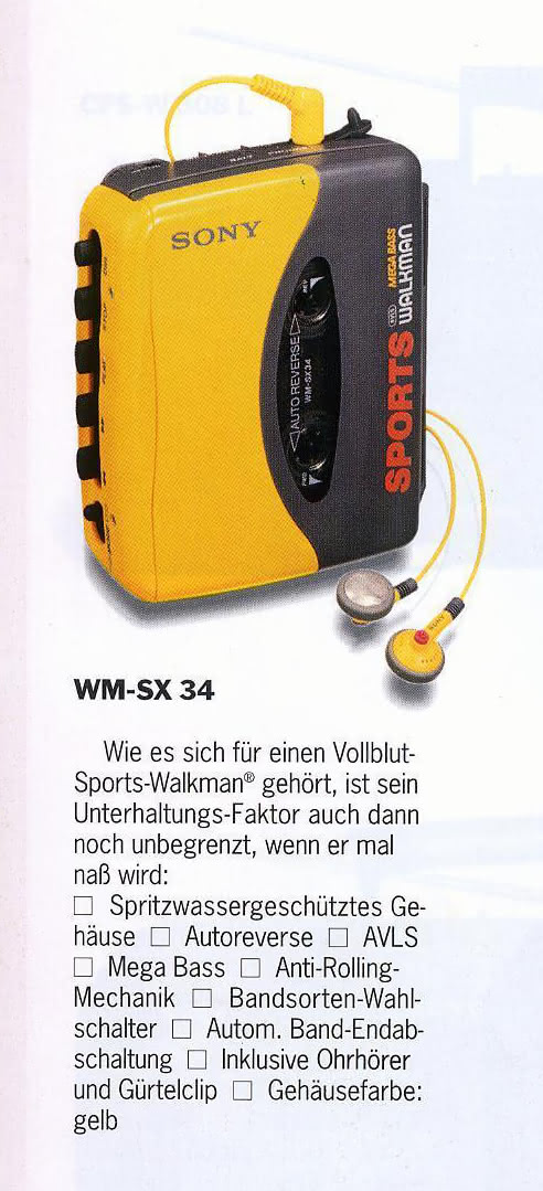 Sony WM-SX34 ▷ Walkman.land