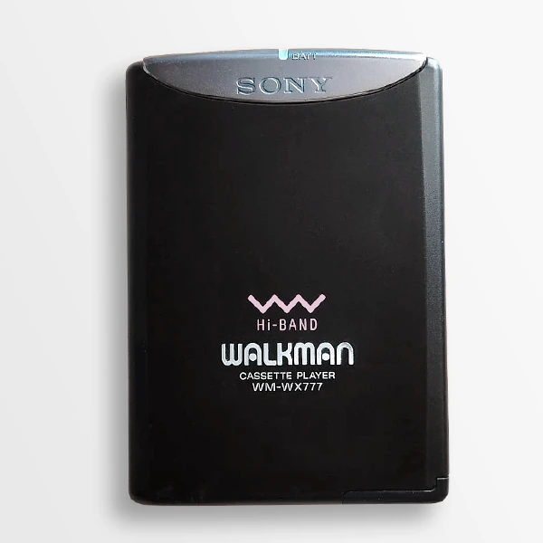 整備済 SONY WALKMAN カセットウォークマン WM-WX777 SONY WM-WX777 1994 Black Walkman Vintage Cassette Player Made in